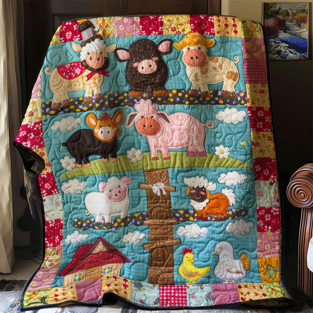Delightful Homestead WN2208118CL Quilt