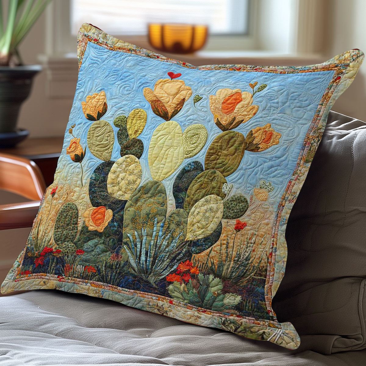 Desert Bloom WN0208071CL Quilt Pillow Case