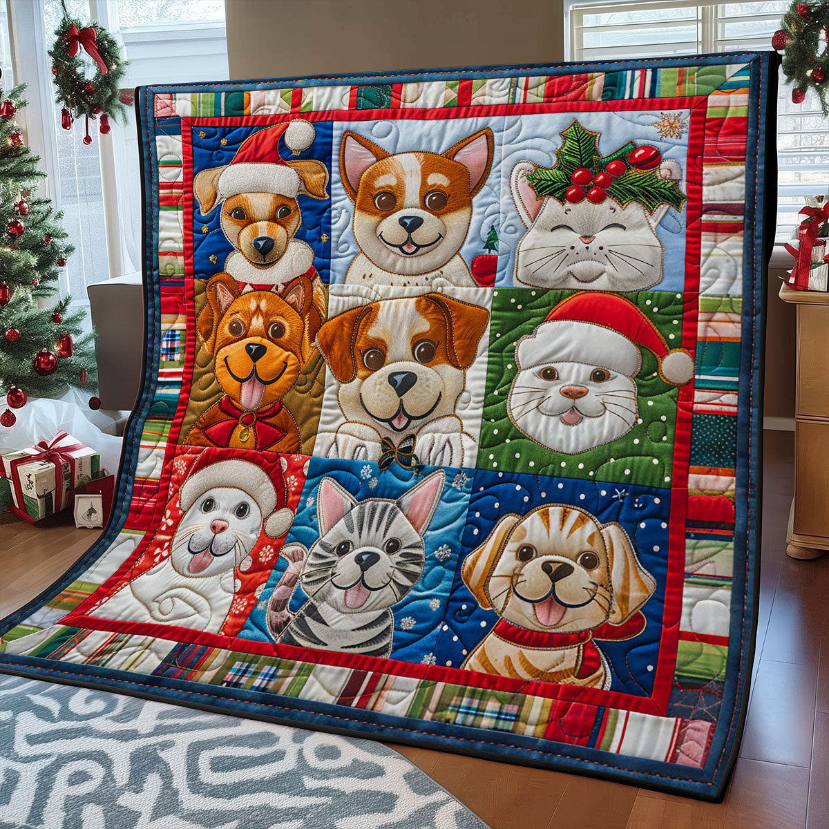 Dog And Cat SR1908013CL Quilt