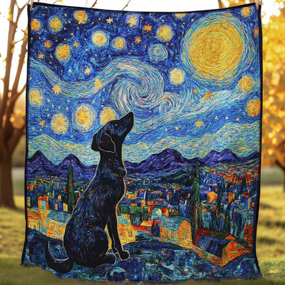 Dog And Starry Sky WN0208034CL Quilt