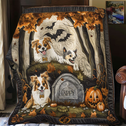 Dog Night Halloween SR2108007CL Quilt