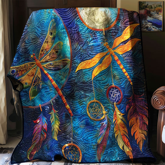 Dragonfly Dreamcatcher Symphony WN2708050CL Quilt