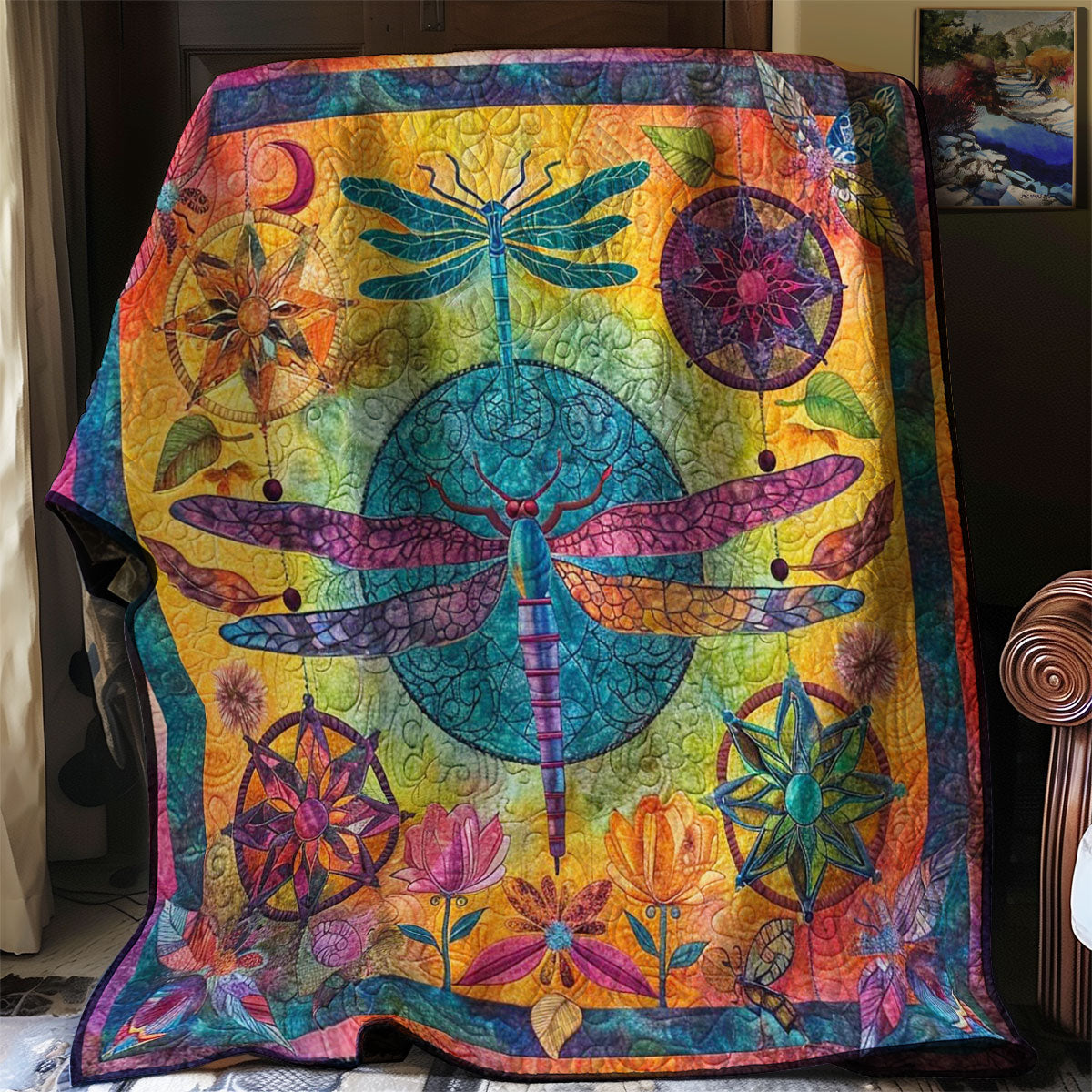 Dragonfly Spirit Catcher WN2807034CL Quilt