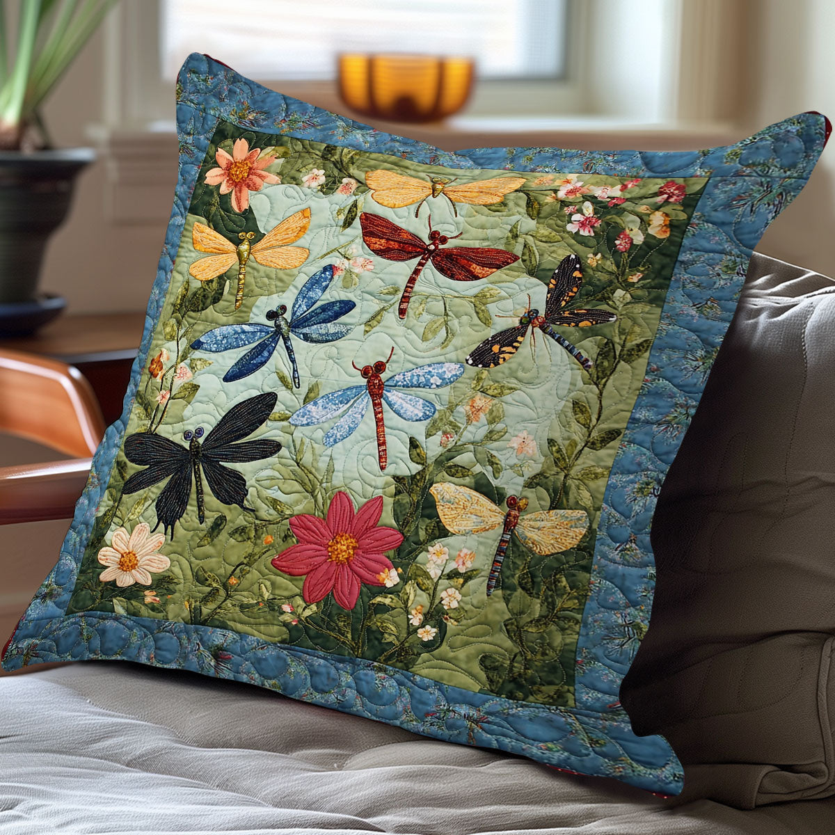 Dragonfly Swarm WN3107059CL Quilt Pillow Case