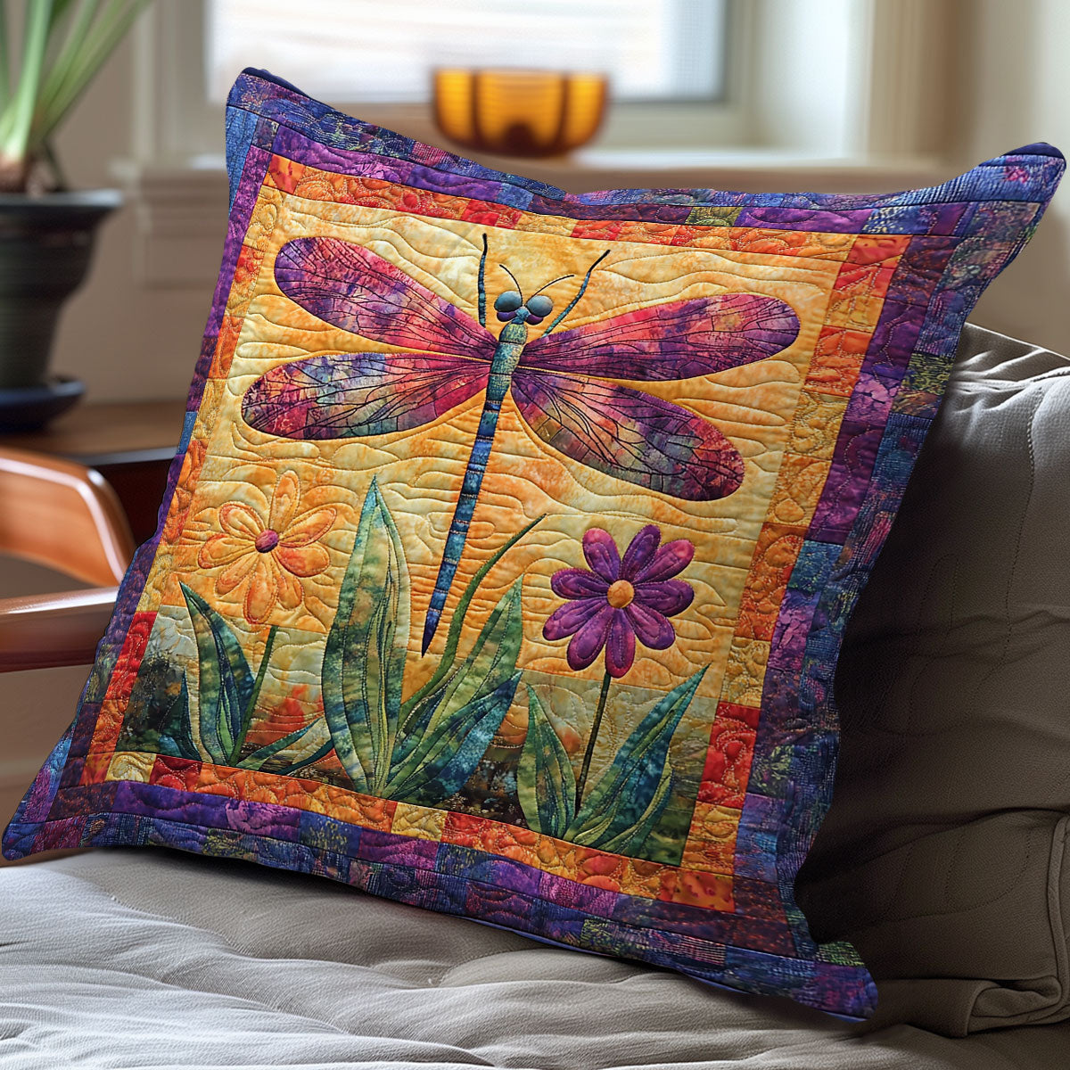 Dragonfly WN3107060CL Quilt Pillow Case