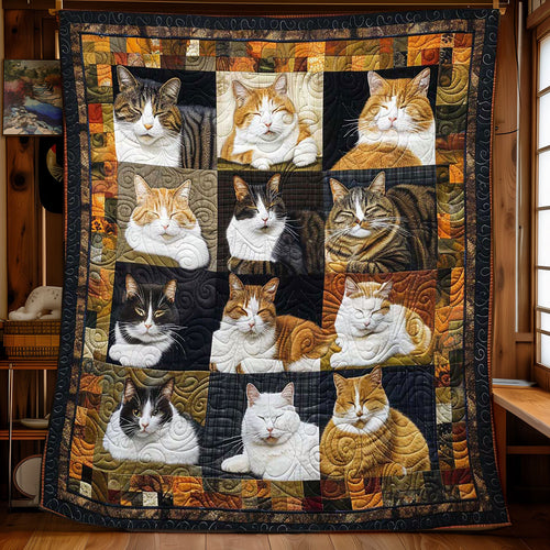 Dreamy Cuddles Cats WN1508085CL Quilt