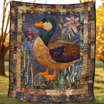 Duck And Flowers WN3107004CL Quilt