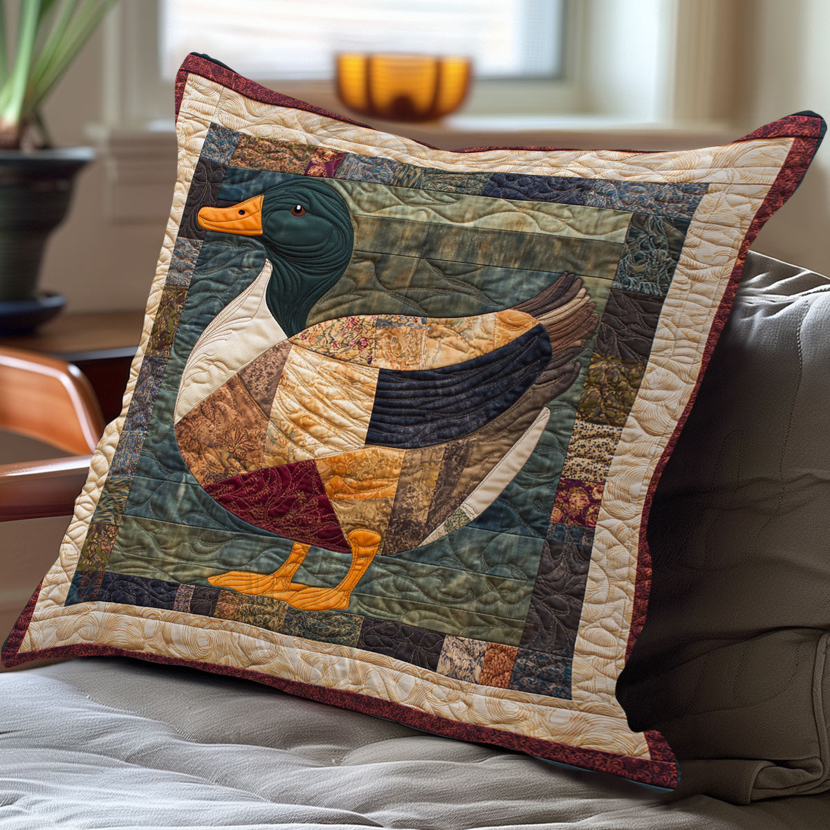Duck Cozy WN3107062CL Quilt Pillow Case