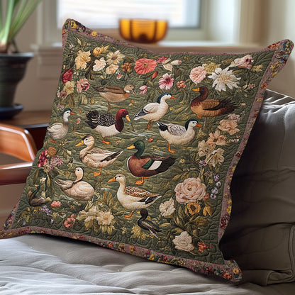 Duckling Floral WN3107067CL Quilt Pillow Case