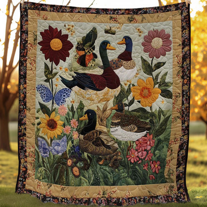 Ducks and Blossom WN3107009CL Quilt