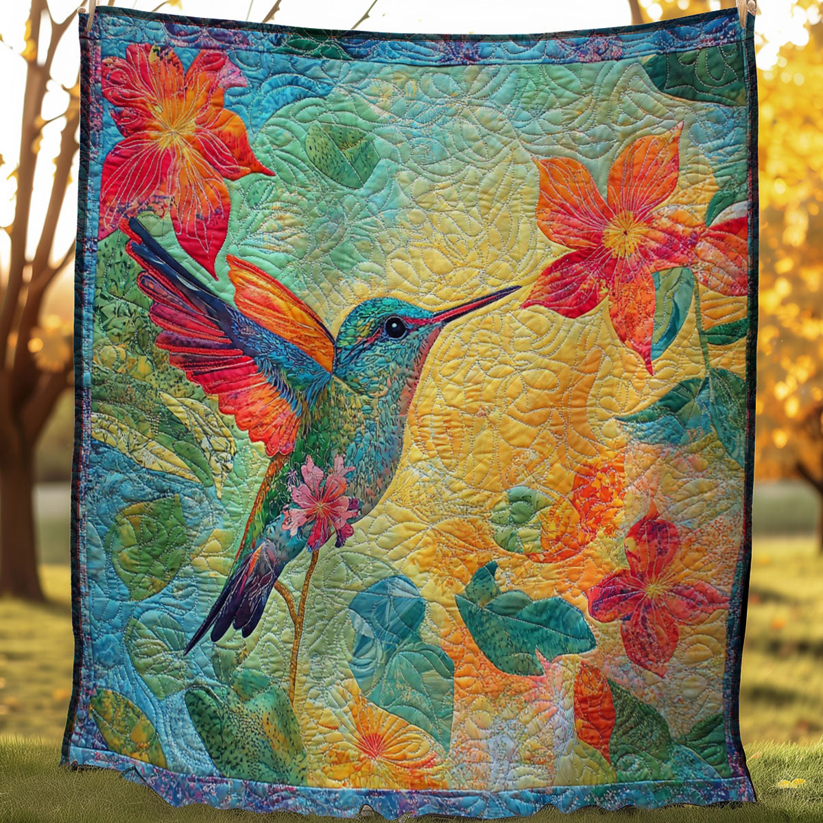 Early Hummingbird WM0308005CL Quilt