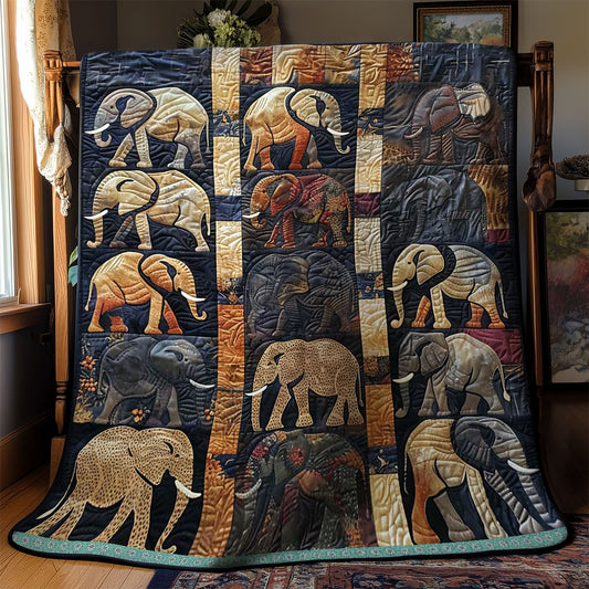 Earthen Elephant WN2908025CL Quilt