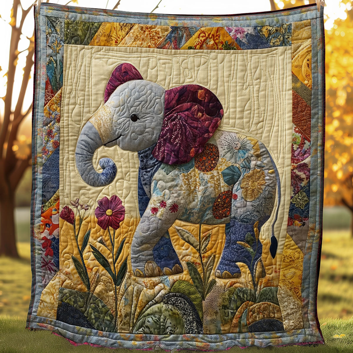 Elephant Cute WN0108058CL Quilt