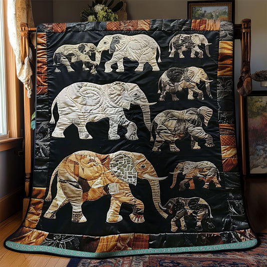 Elephant Tranquility WN2908029CL Quilt