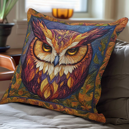 Enchanted Owl WN0308037CL Quilt Pillow Case