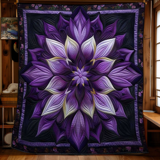 Enchanting Purple Blooms WN1408068CL Quilt