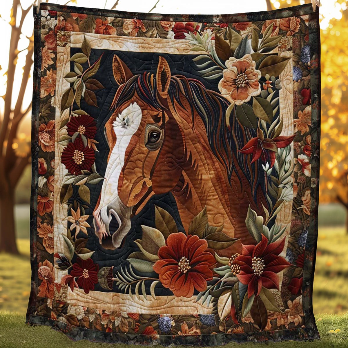 Equestrian Elegance WN3007030CL Quilt