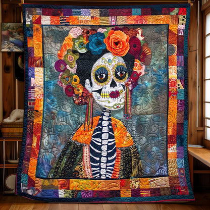 Eternal Floral Skull Queen WN0908119CL Quilt