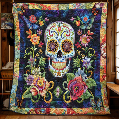 Eternal Flower Skull WN0908113CL Quilt