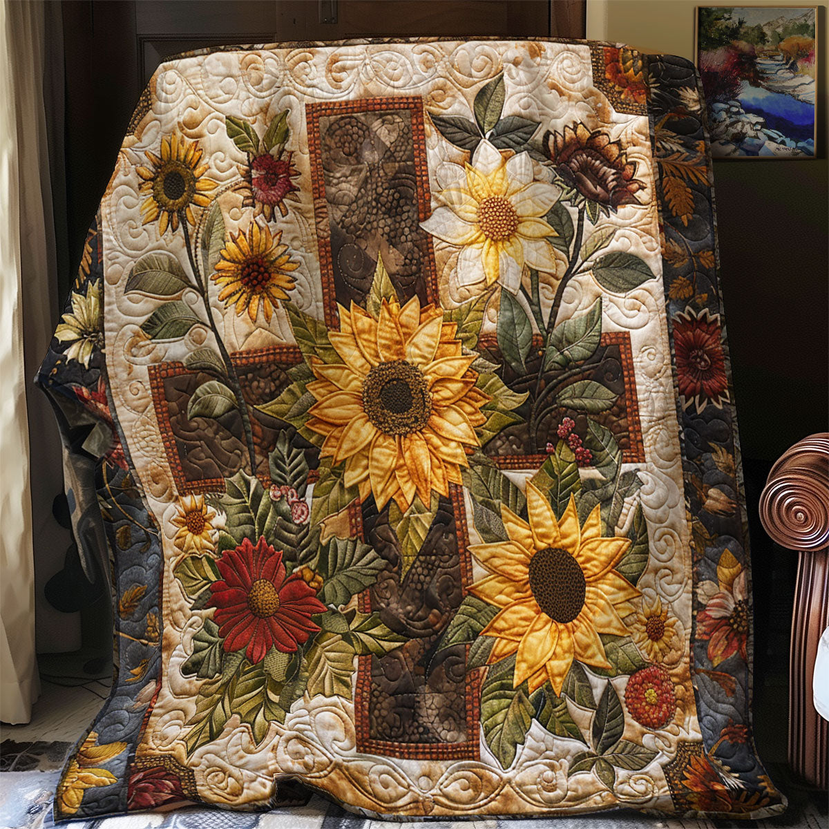 FLoral Cross SR1508010CL Quilt