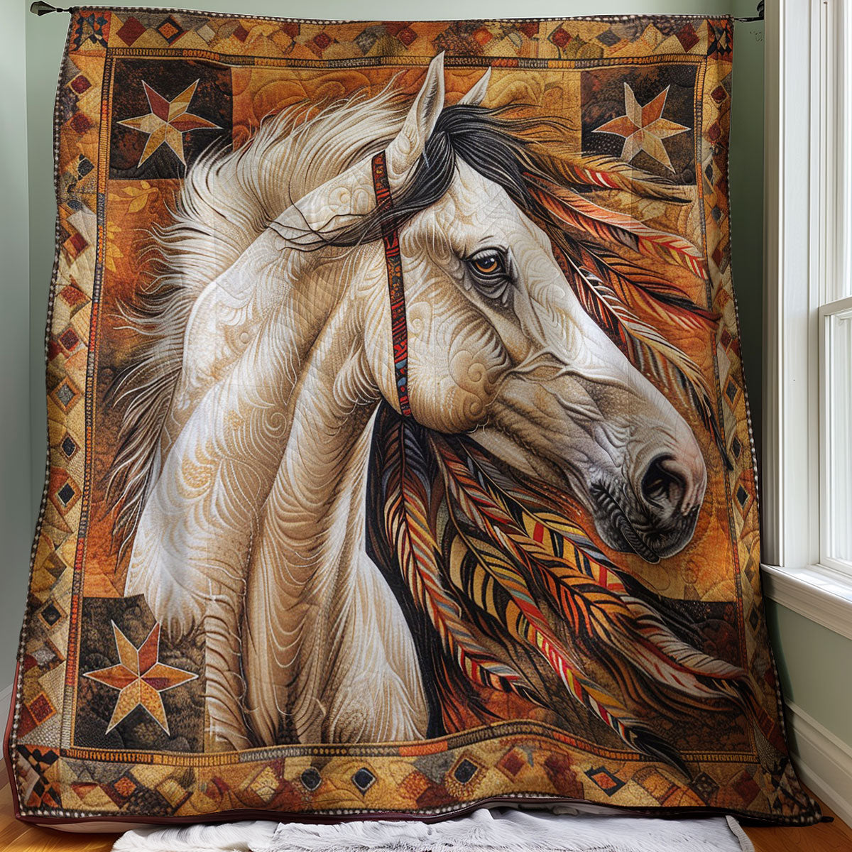 Fall Horse WM1408041CL Quilt