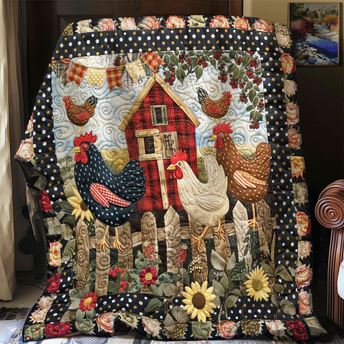 Farmhouse Chicken SR2208006CL Quilt