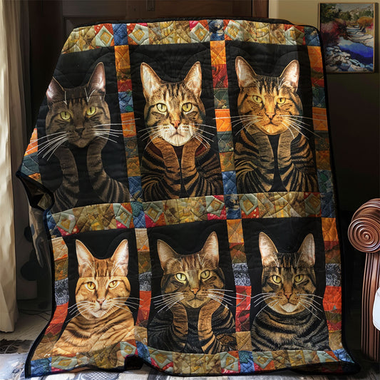 Feisty Cats WN2208031CL Quilt