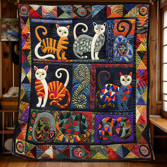 Feline Chuckles WN0908073CL Quilt