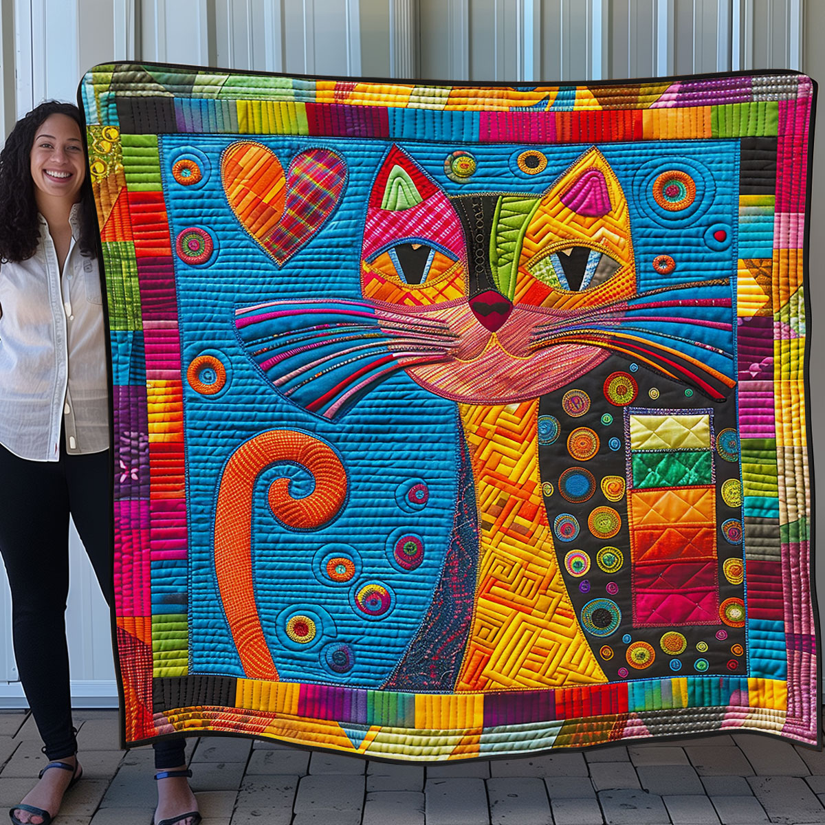 Feline Fables SR1308015CL Quilt