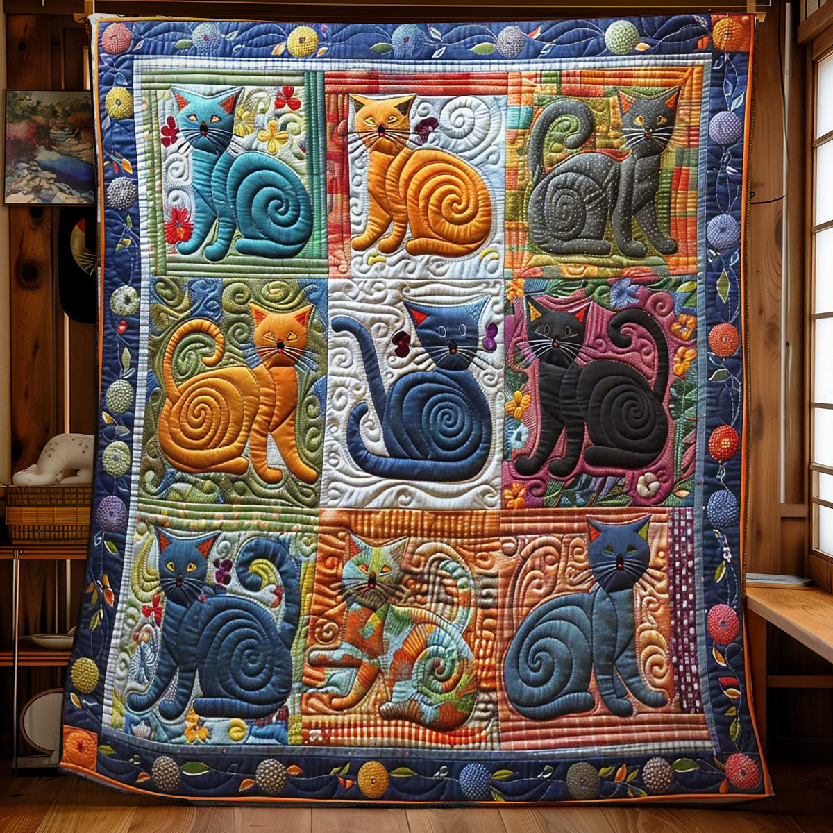 Feline Follies Comforter WN0908065CL Quilt