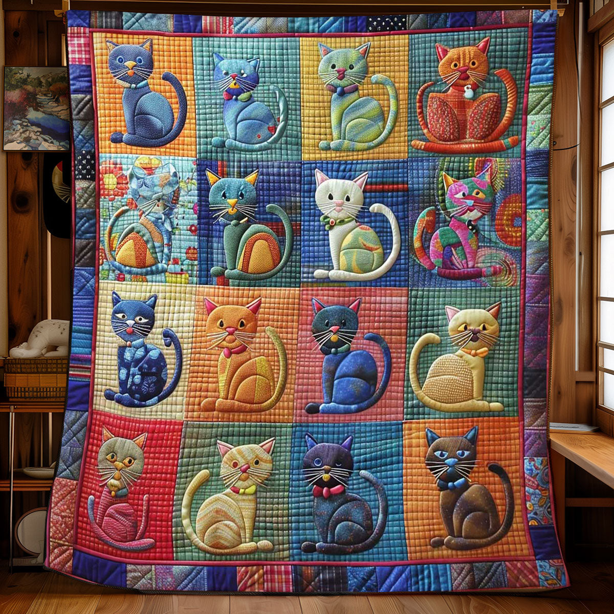 Feline Fun Fest WN0908067CL Quilt