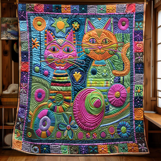 Feline Yarn Haven WN0908044CL Quilt