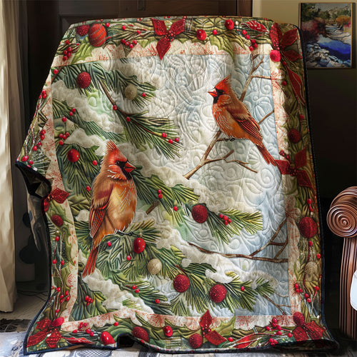 Festive Cardinals WN2208057CL Quilt