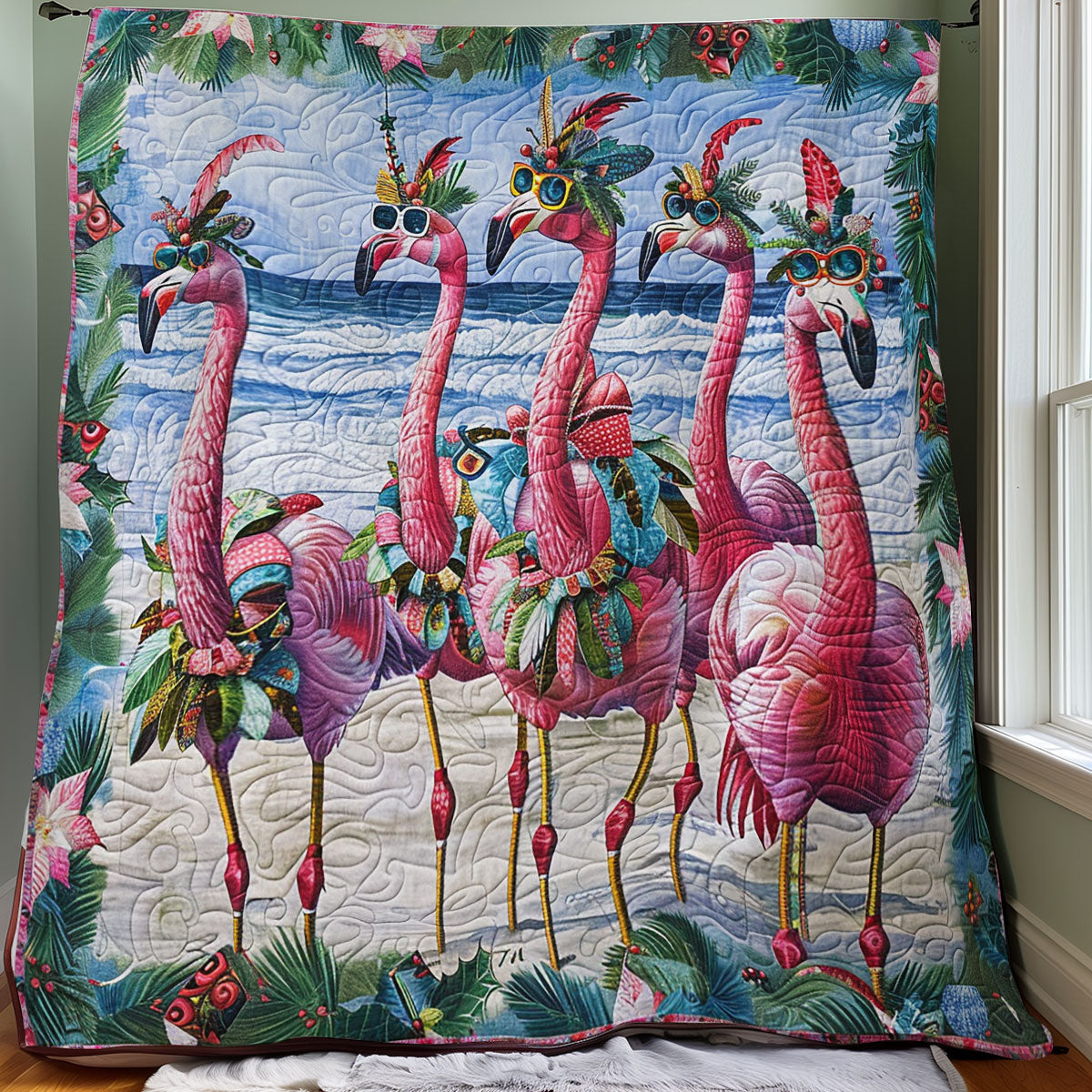 Flamingo Joy SR1008052CL Quilt