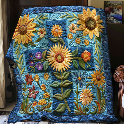 Floral Cross SR1508001CL Quilt