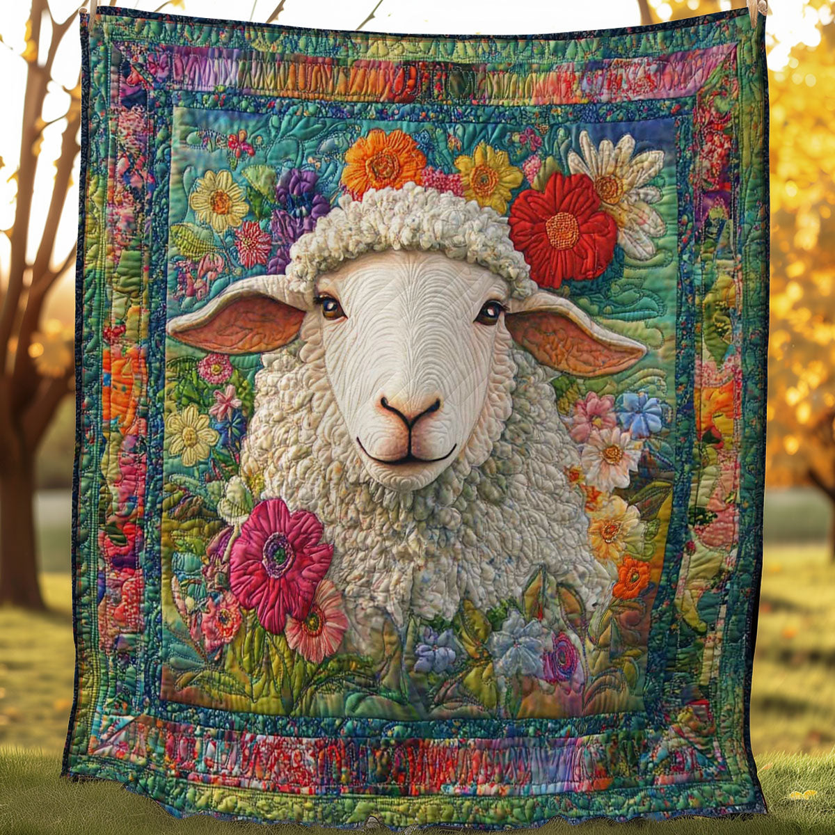 Floral Fleece Comforter WN0708038CL Quilt