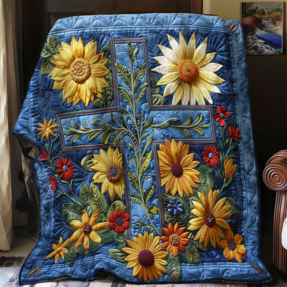 Flower Cross SR1508008CL Quilt