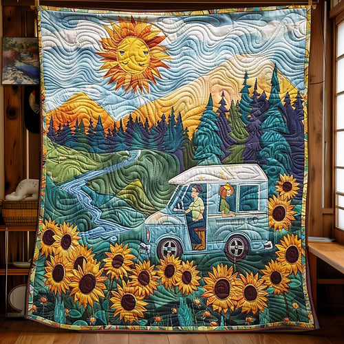 Flower Powered Camper WN1008037CL Quilt