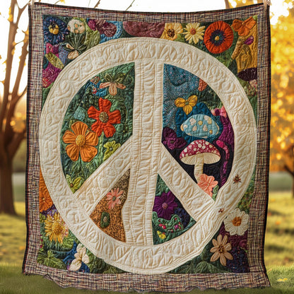 Flowers Hippie WM0308002CL Quilt