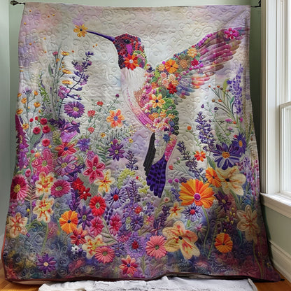 Flowers Hummingbird WM1508065CL Quilt