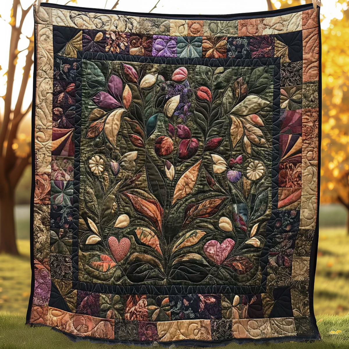 Flowers WN3107006CL Quilt