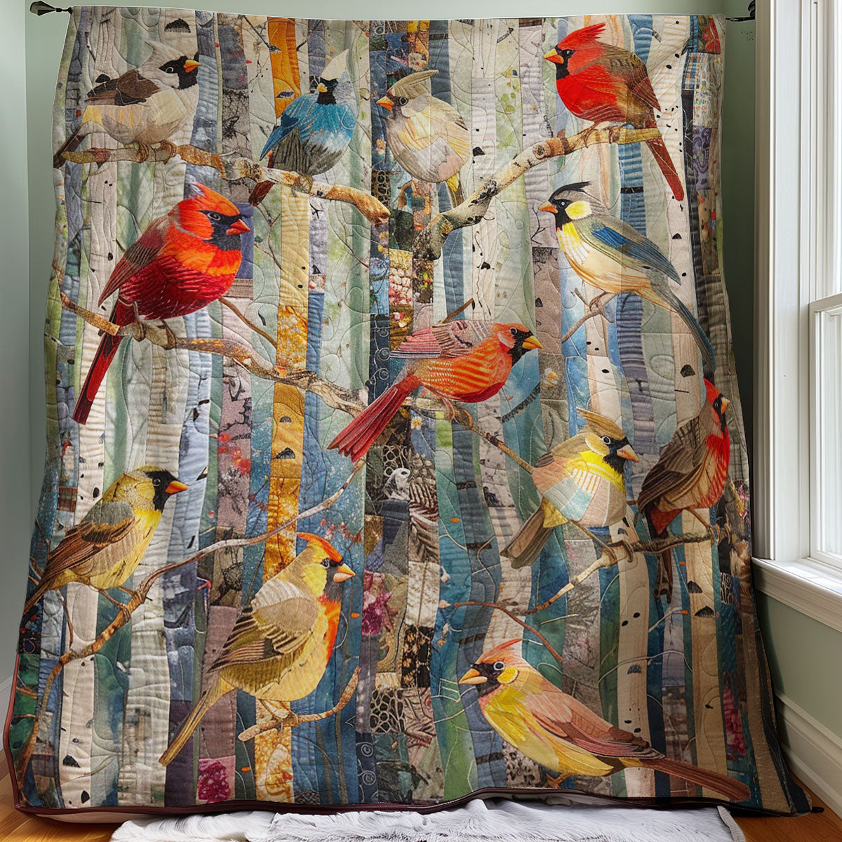 Forest And Birds WM1008075CL Quilt