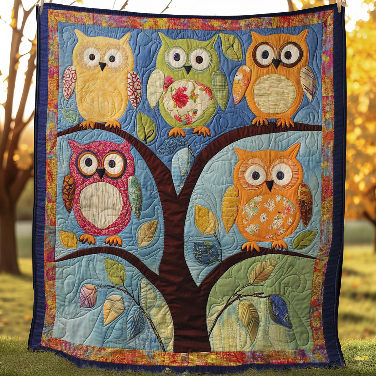 Forest Owl WN0308021CL Quilt