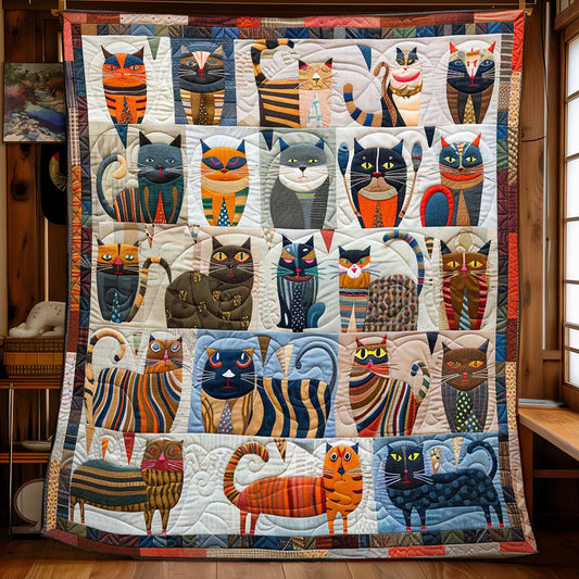 Funny Cats WN0908058CL Quilt