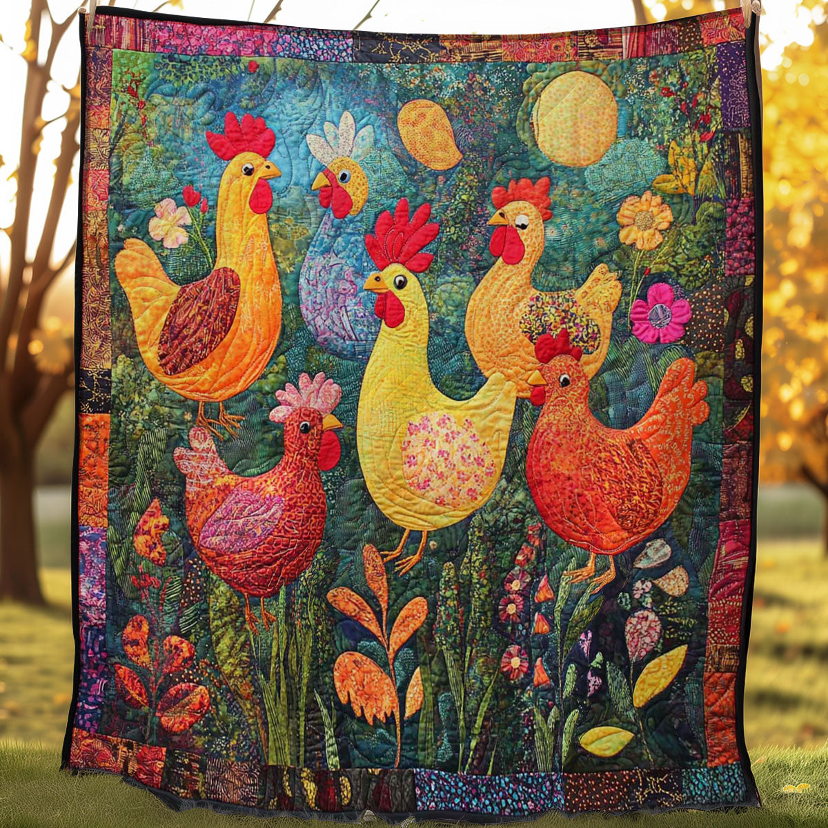 Funny Fowl WN0508013CL Quilt