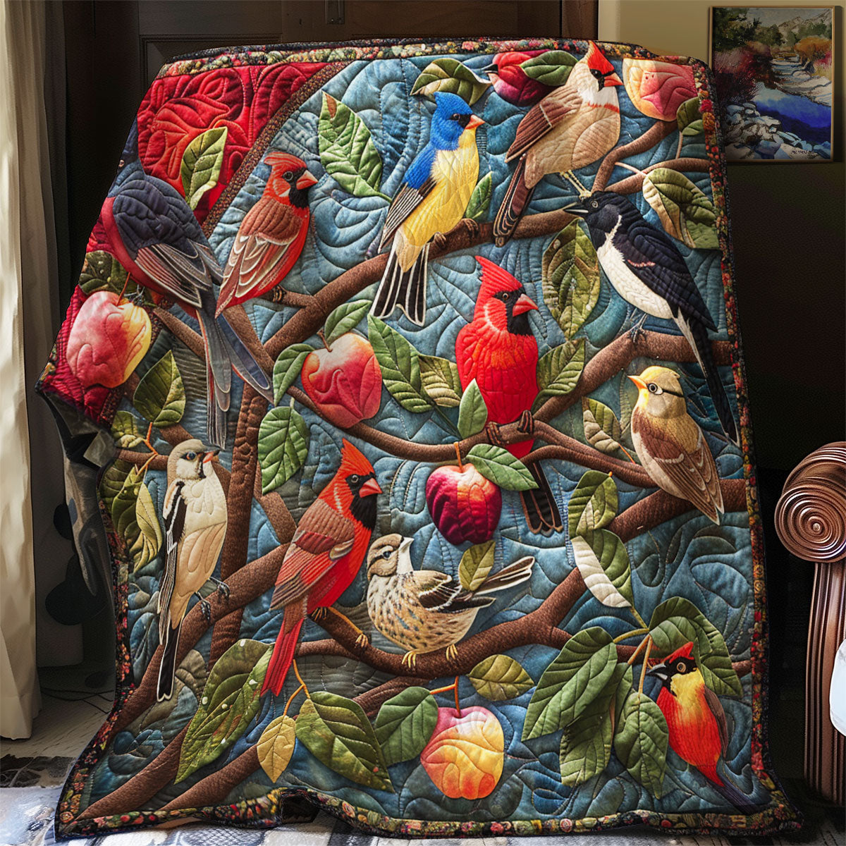 Garden Bird SR2108041CL Quilt
