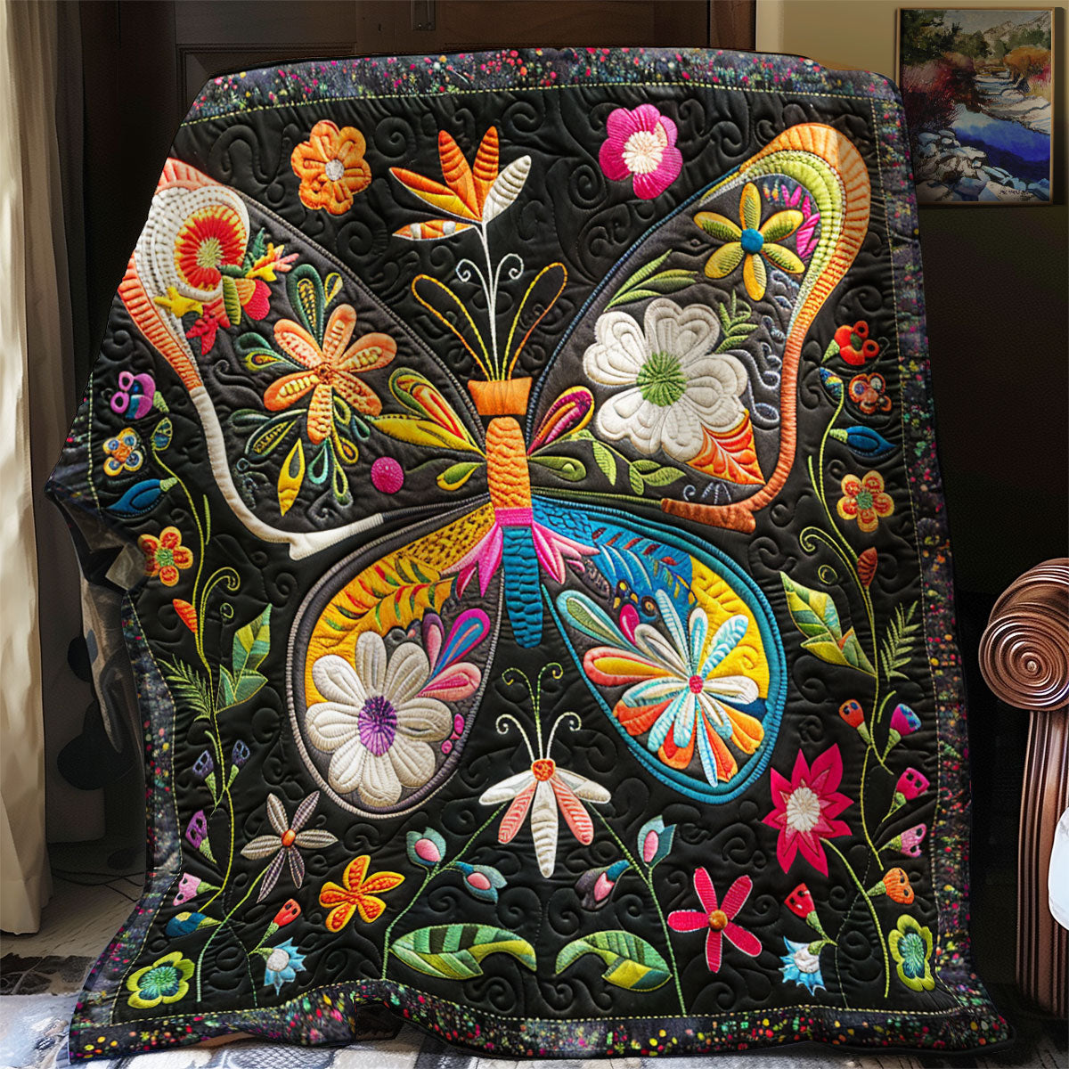 Garden Harmony Butterfly SR2108023CL Quilt