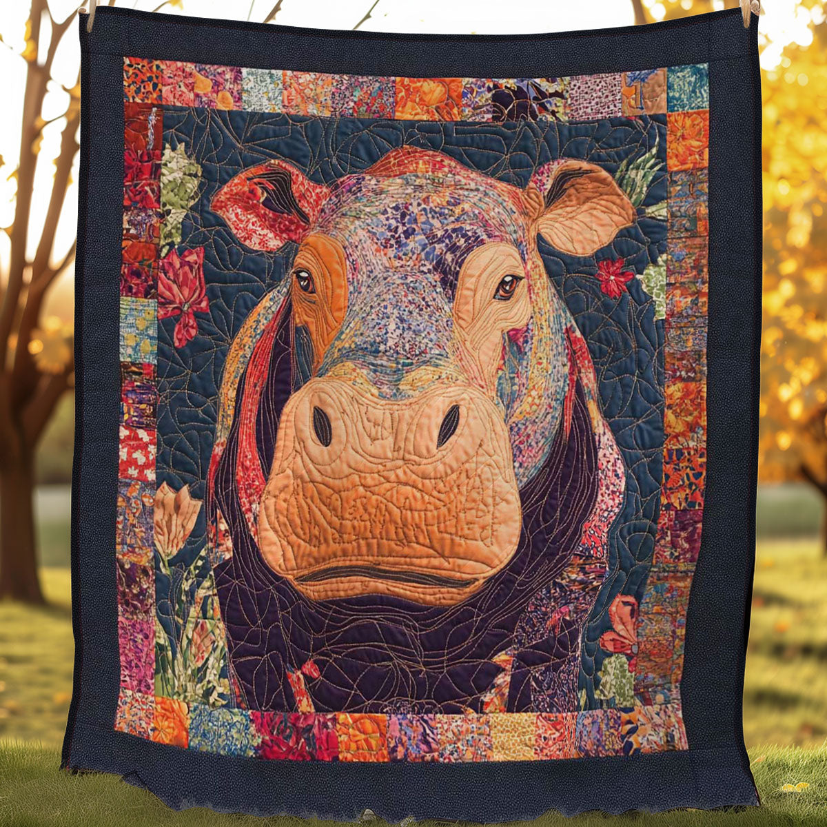 Gentle Giant Hippo WN0708068CL Quilt