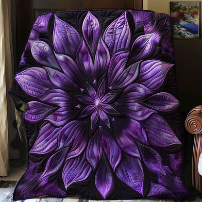 Gentle Purple Flower SR1608041CL Quilt