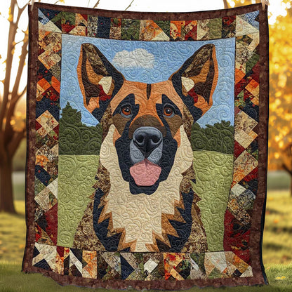 German Shepherds Bliss WN0608017CL Quilt